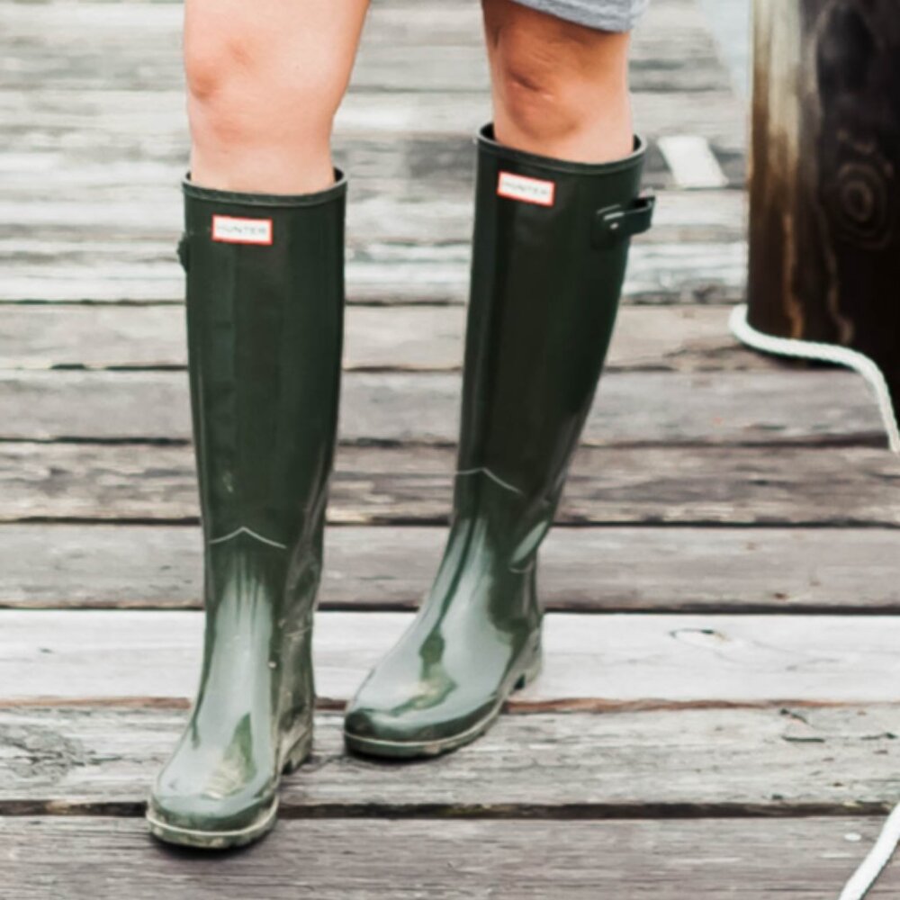 Hunter Original Tall Rain Boots - Black - Picture 8 of 8